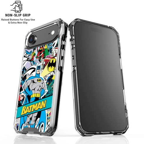 DC Comics Batman Vintage Pose Collage Art iPhone 17 Air MagSafe Case